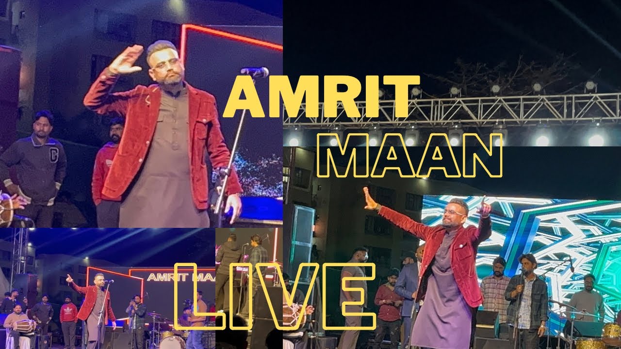 Holi With Amrit Maan Live Show First Time in Jammu.! Crowd😱