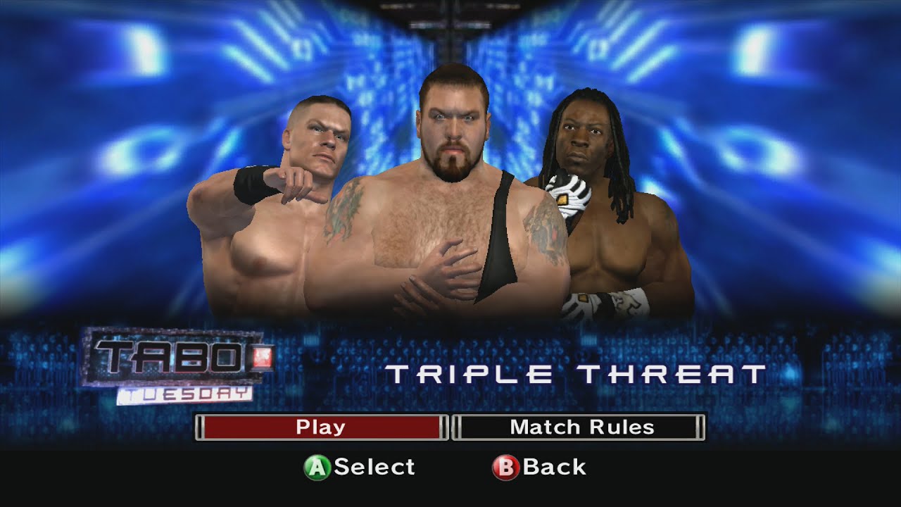 WWE SmackDown vs. Raw 2007 | Cena vs. Booker T. Vs. Big Show
