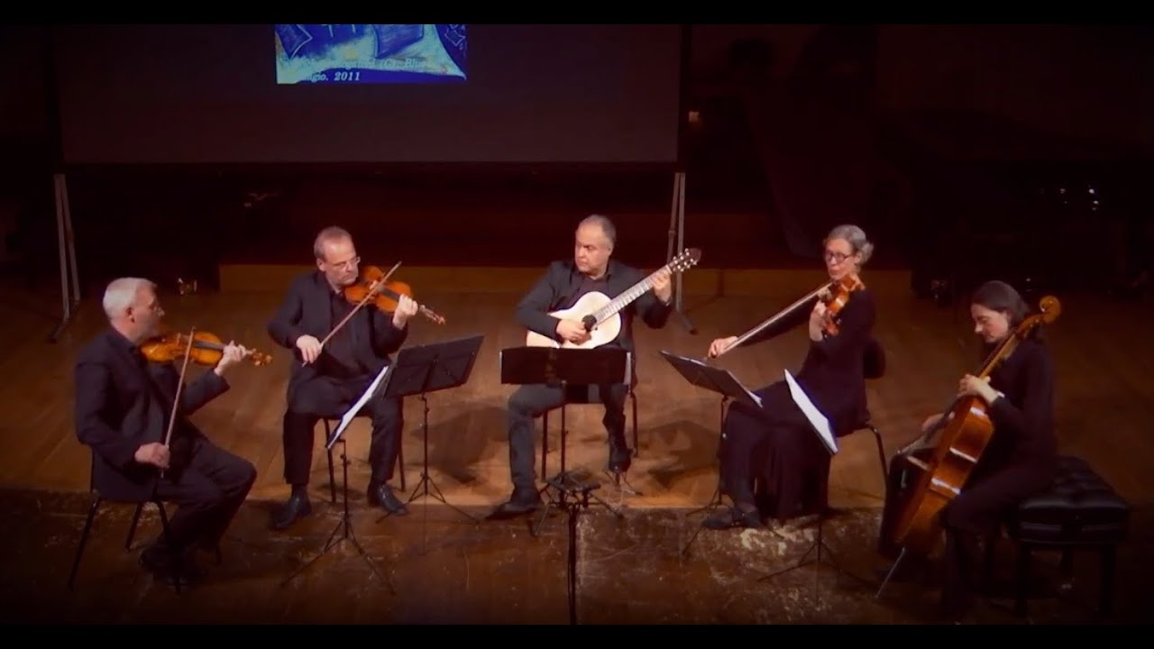I° Allegro - Quintetto op.143 M.Castelnuovo Tedesco Giorgio Albiani guitar, Diplomatisches Quartett