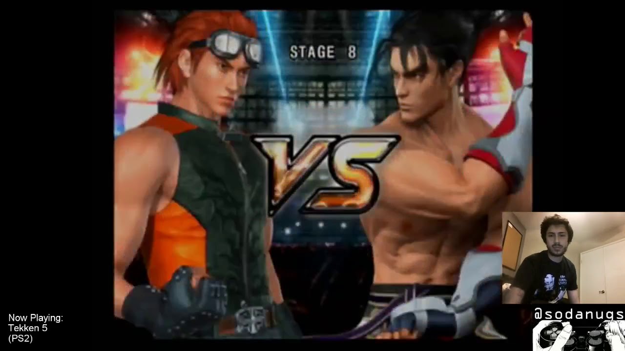Tekken 5 (PS2) - Hwoarang Story Mode