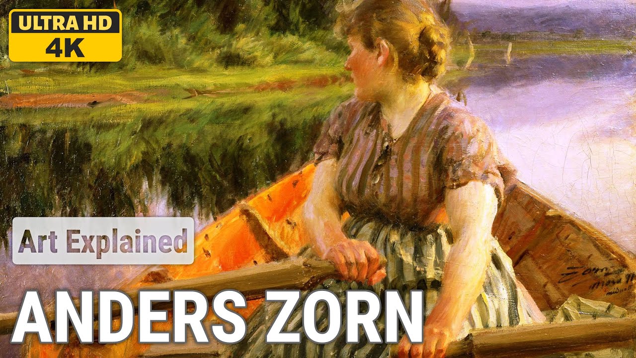 Anders Zorn: A collection of 10 oil paintings with title and year, 1889-1891 [4K]