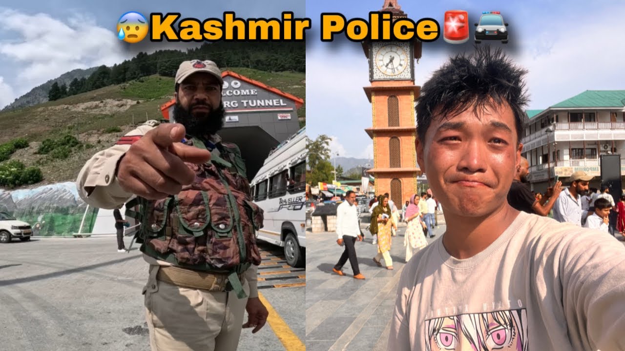 😰Bure tarasa fas gaya 🚔Kashmir Police🚨Solo Cycle Ride Kashmir 🥺Rat Ka 12baga Tak Riding || B Crazy❣️