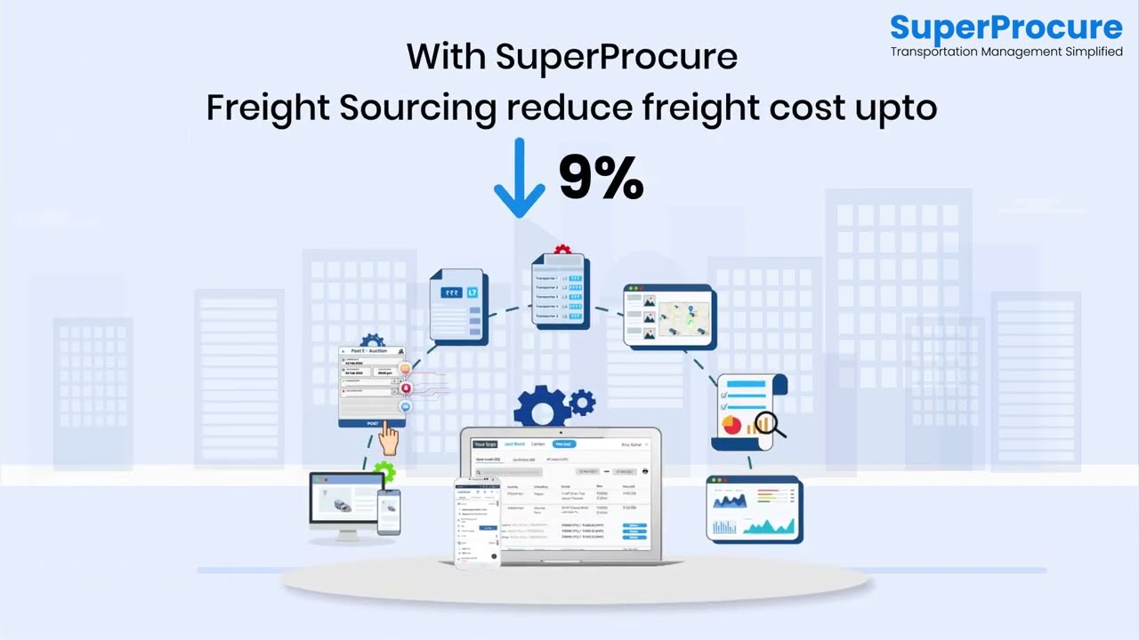 Digitized Freight Sourcing Processes Achieve up to 9% Reduction in Freight Costs | SuperProcure