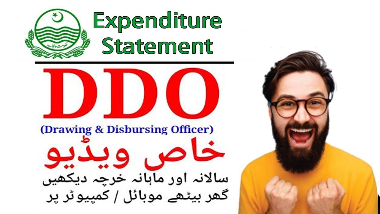 DDO | Monthly Expenditure Statement From Pifra || AG Office Expenditure   on your Mobile / Laptop