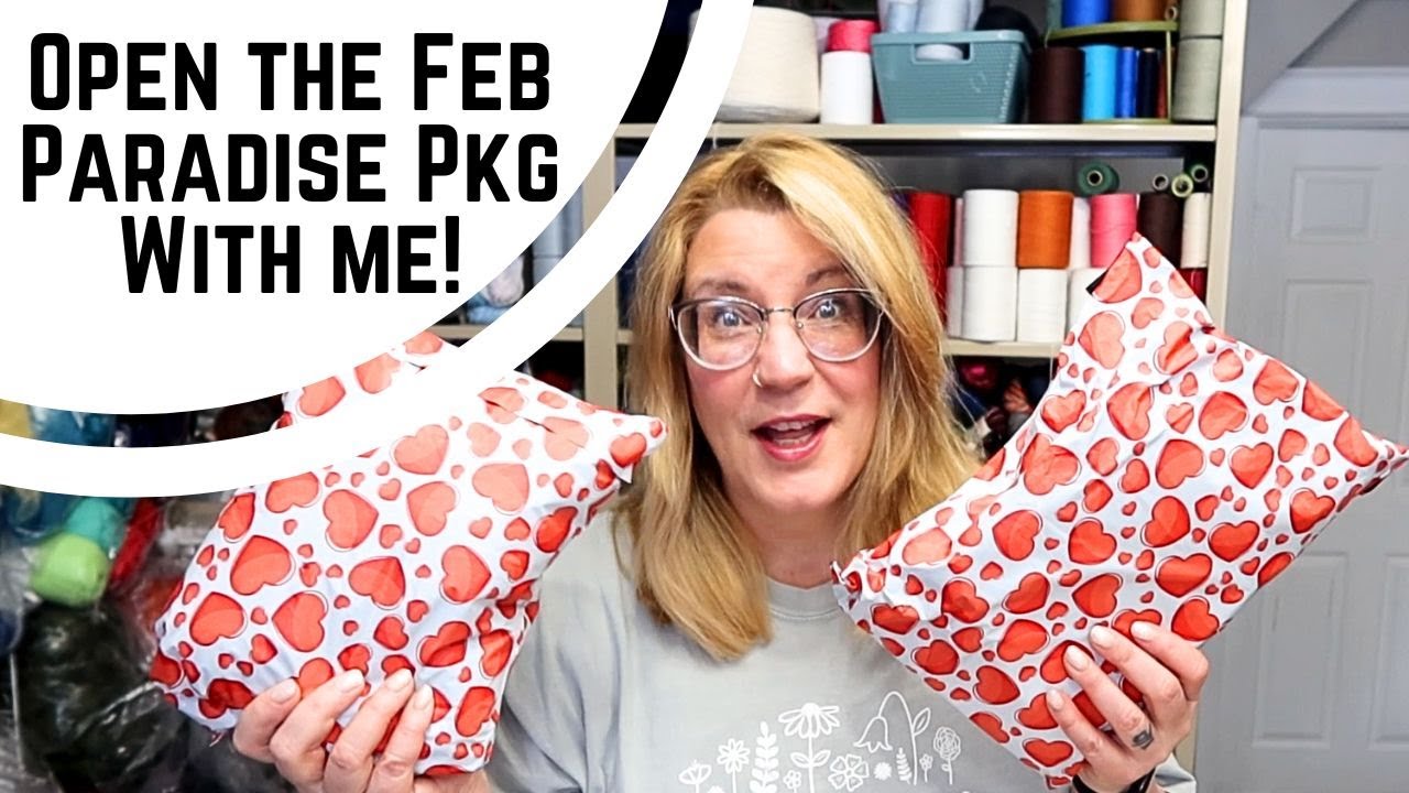 Paradise Fibers Subscription Mystery Spinning Box Unboxing-February 2024, Luxury Blends!