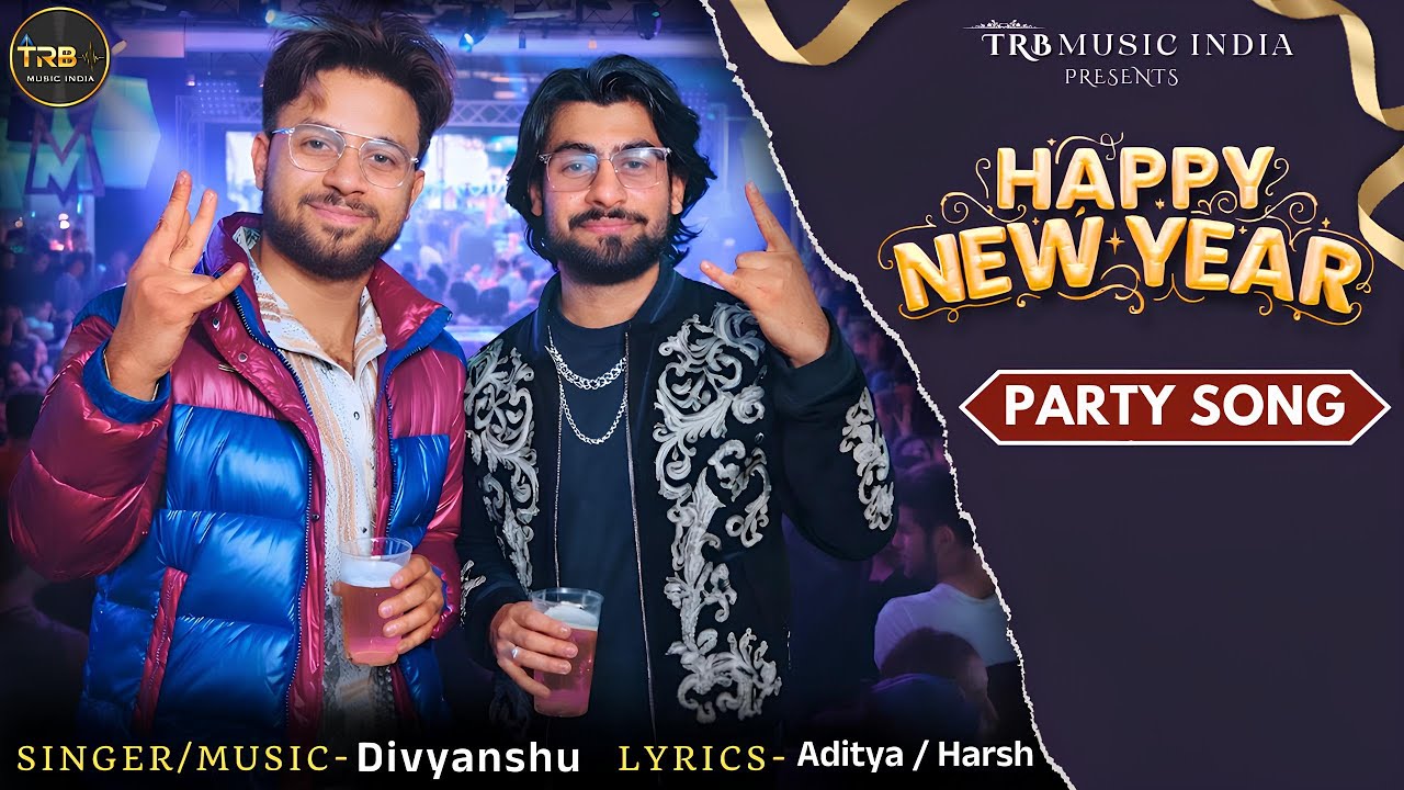 New Year Song 2026🔥🎉 | Happy New Year Party Song | Divyanshu, Aditya, Harsh | TRB Music India
