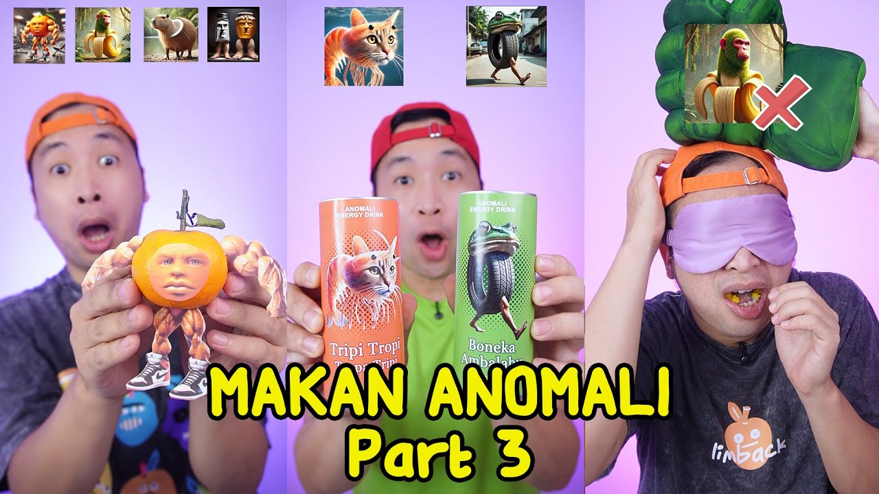 KOMPILASI MAKAN ANOMALI Part 3 | MAKAN EMOJI | ASMR MUKBANG | ITALIAN BRAINROT