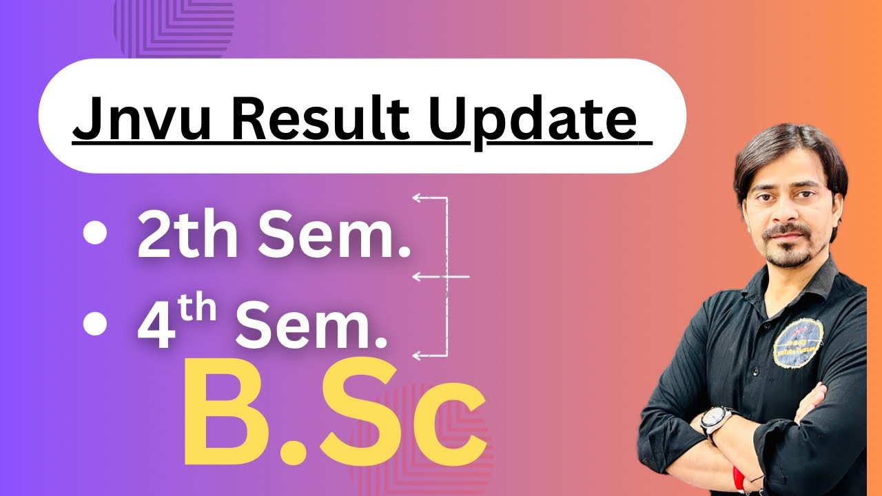 Jnvu Result Out:- 2nd & 4th Sem. B.sc , Next Your Result?