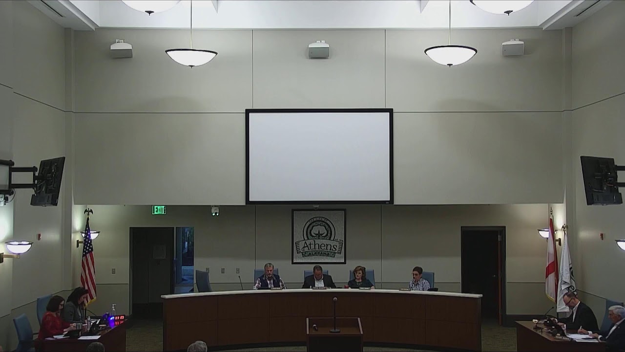 Athens City Council Work Session and Regular Meeting 3/9/2026