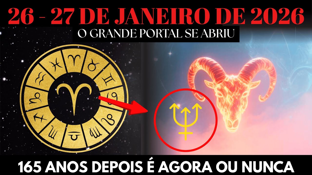 NINGUÉM FALA SOBRE ISSO! 26 E 27 de janeiro um PORTAL SE ABRE depois de 165 anos!