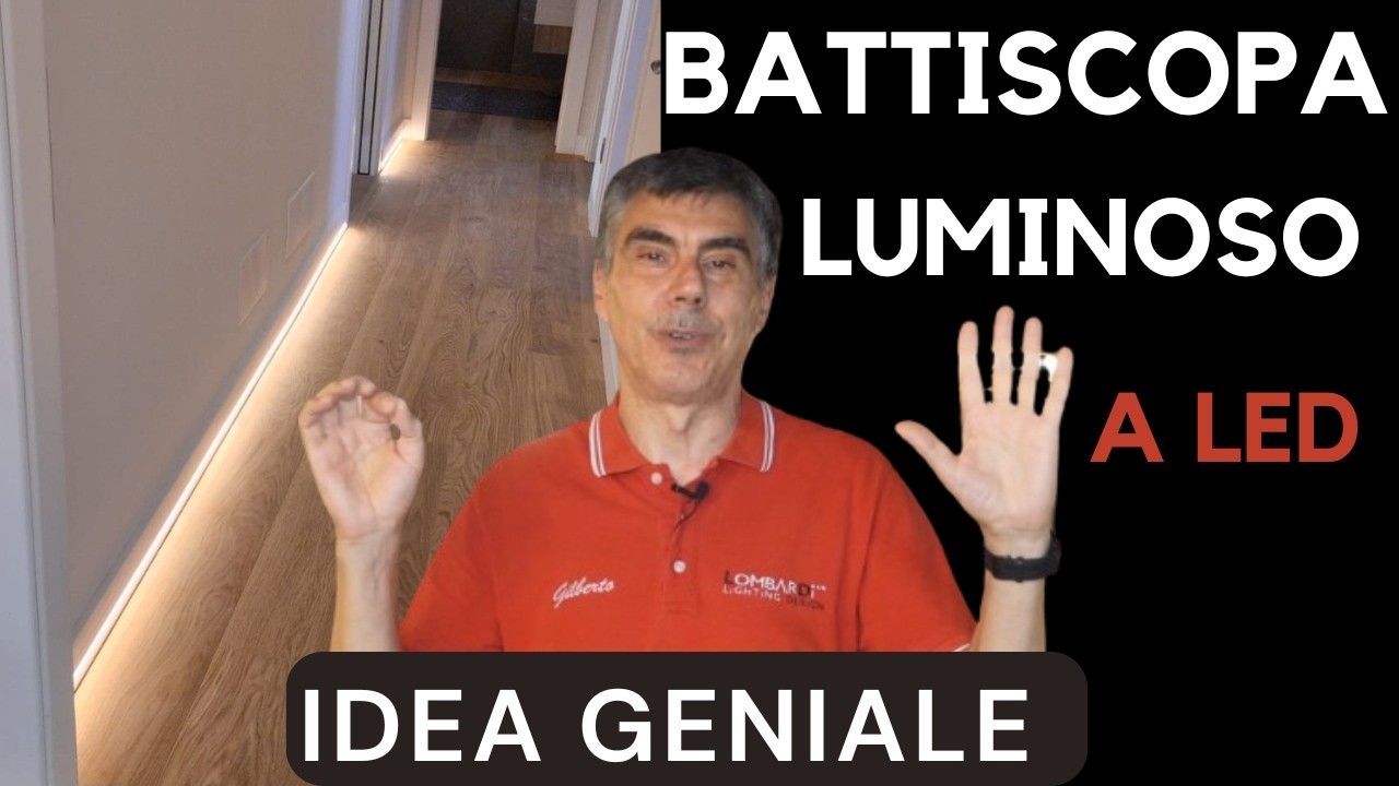 Battiscopa luminoso a led
