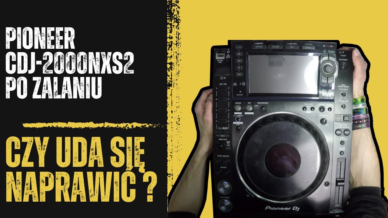 Pioneer CDJ-2000NXS2 po zalaniu - wymiana mikroswitchy, lutowanie - CZY UDA SIĘ NAPRAWIĆ ?