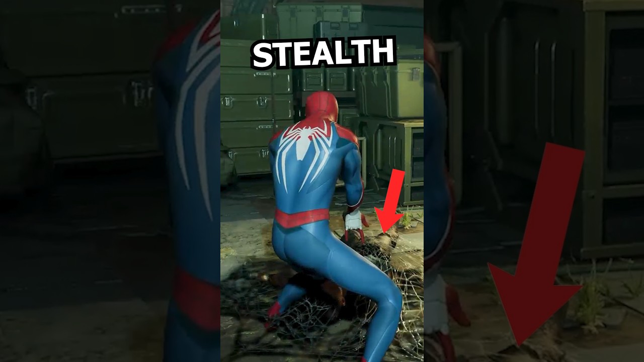 Spiderman 2018 vs Spiderman 2 - Stealth Takedown #shorts