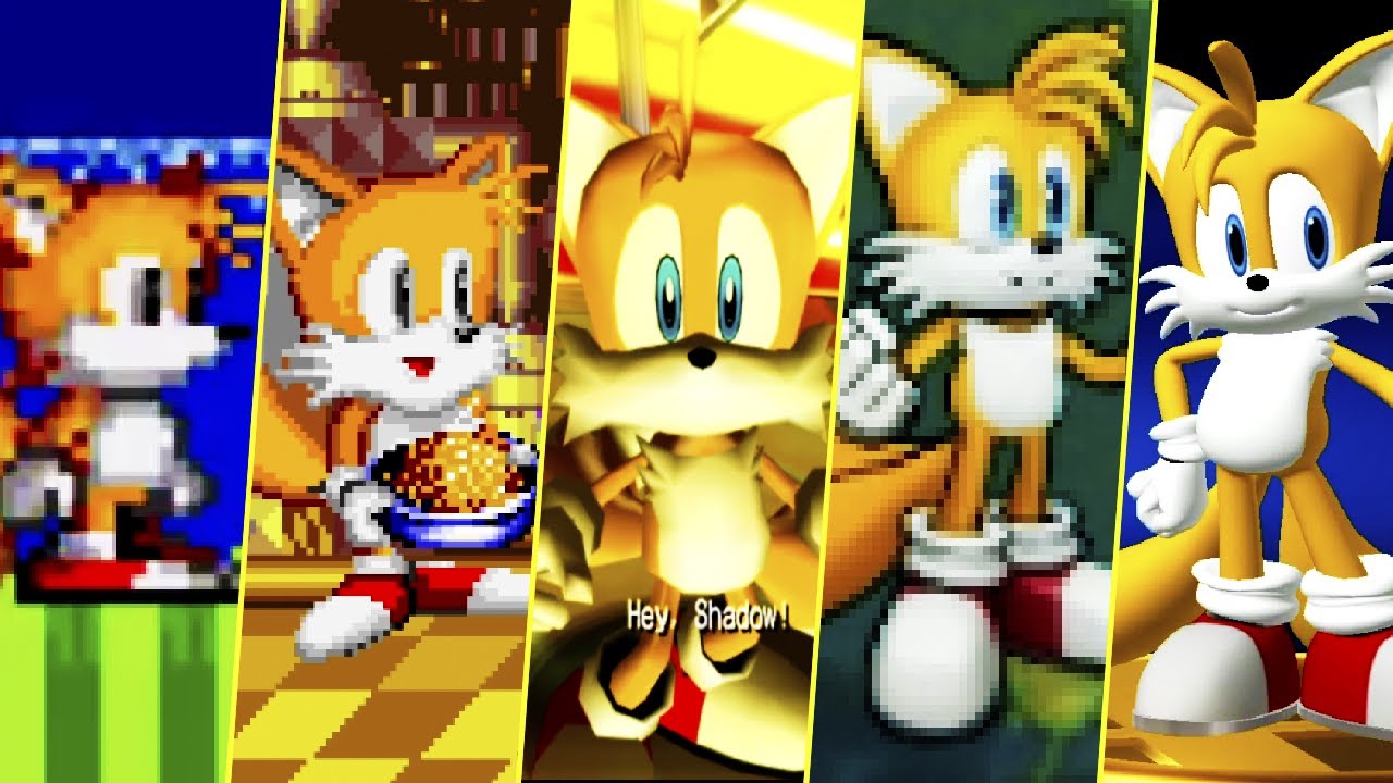 Evolution of Tails from Sonic the Hedgehog (1992-2021)