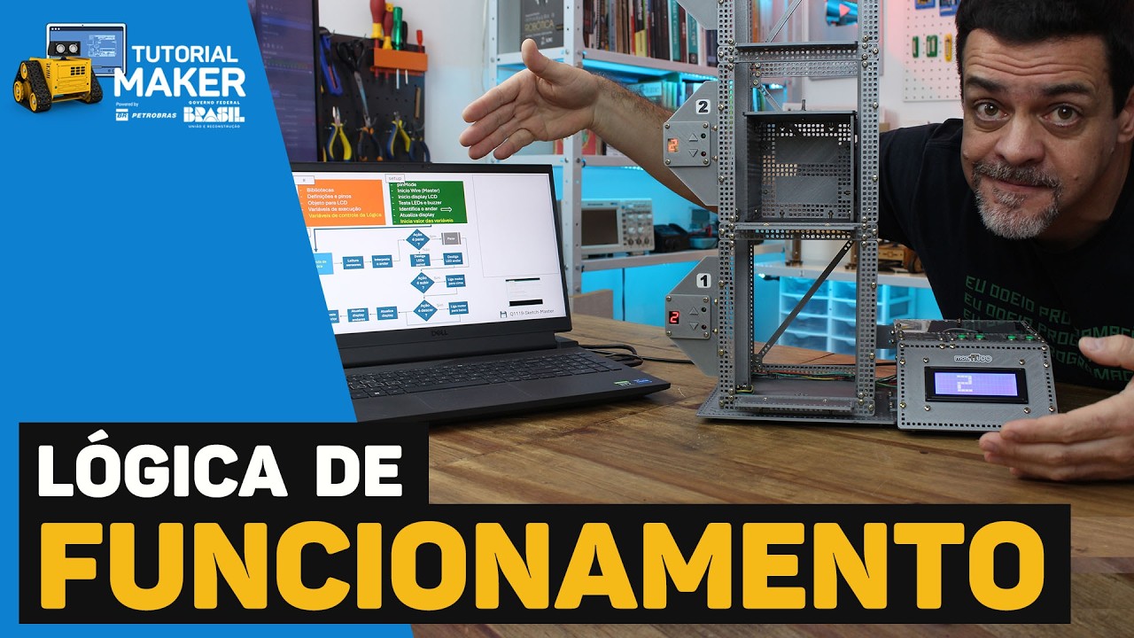 Simulação de Elevador com Arduino – Lógica de Atendimento Otimizada #TutorialMaker