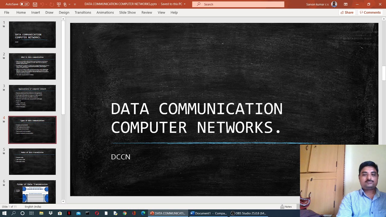 INTRODUCTION TO DATA COMMUNICATION