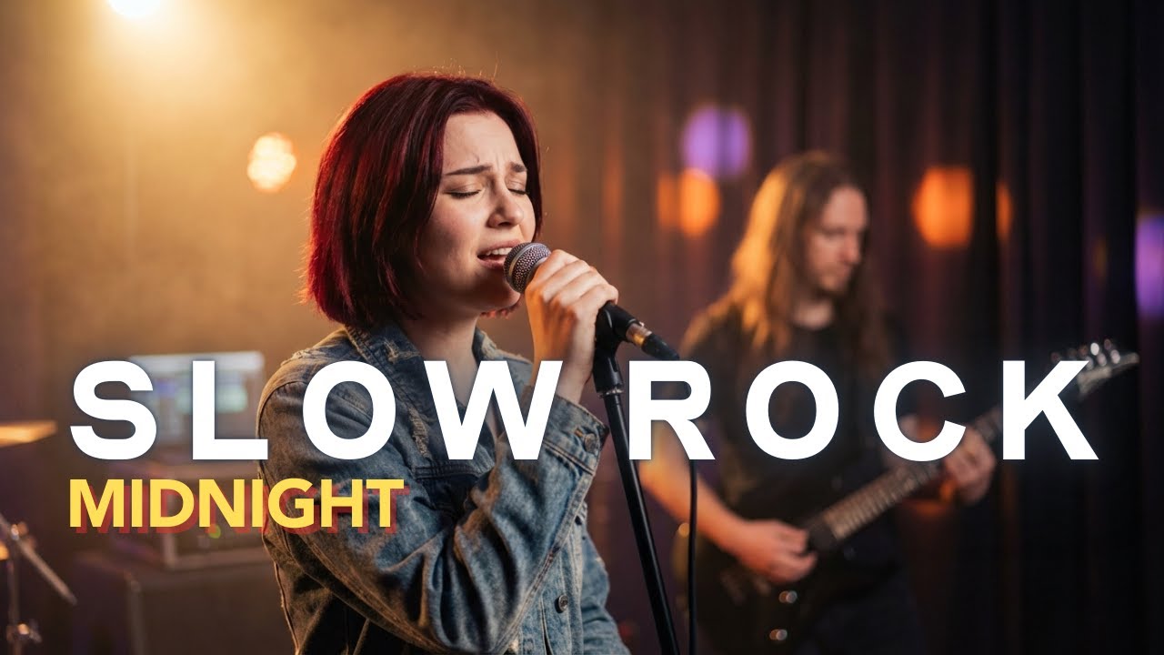 Midnight Rock Ballads    The Ultimate Slow Rock Mix for Deep Emotional Moments