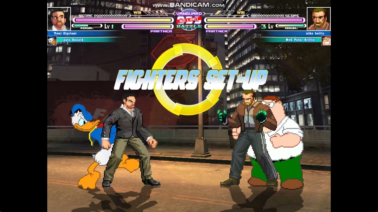 Toni Cipriani And Donald Duck And Niko Bellic VS Peter Griffin