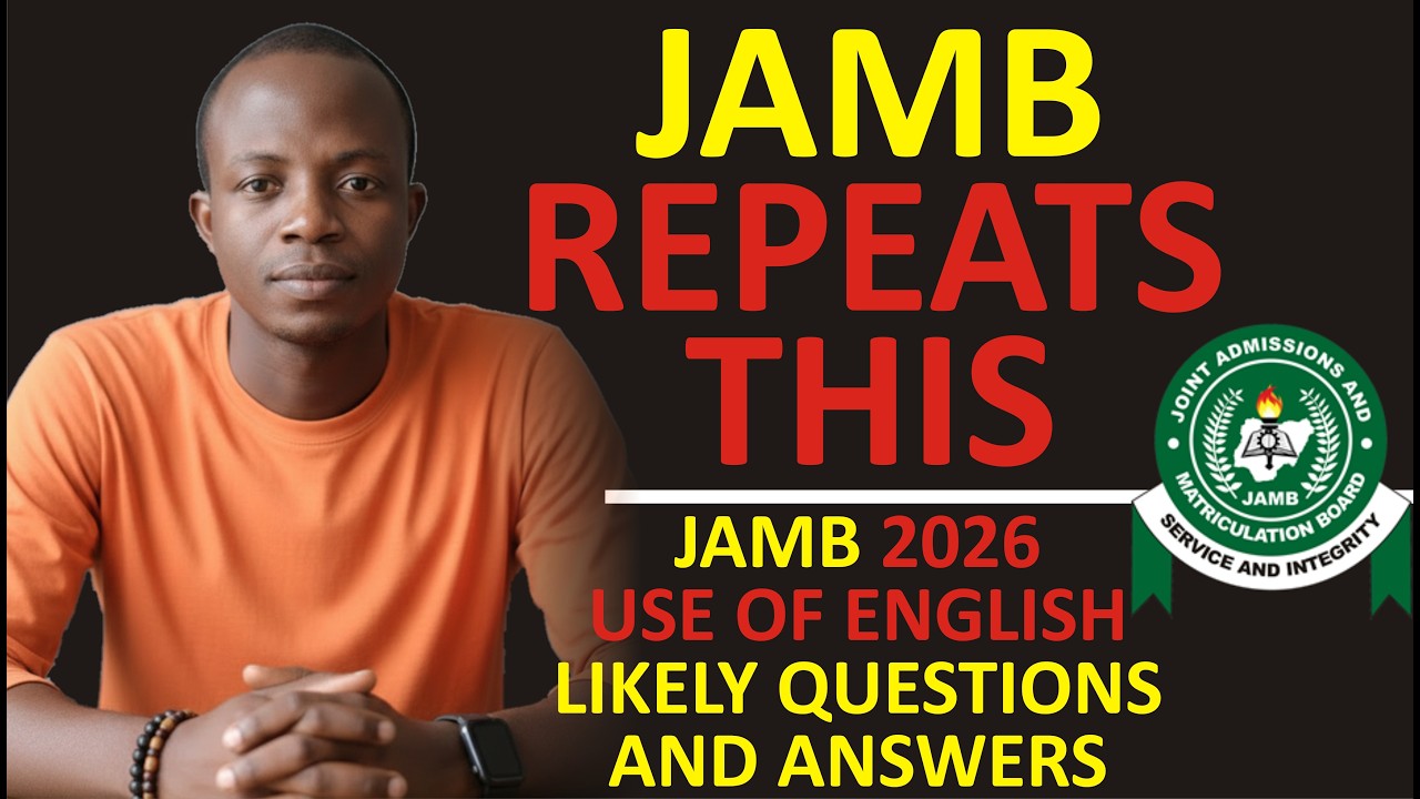 JAMB 2026 English Likely Questions | Confusing Spellings You Must Master