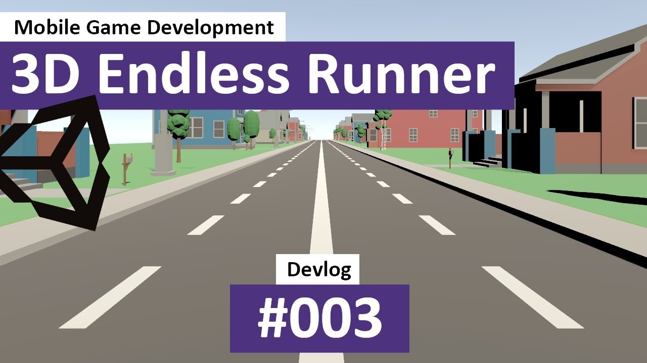 3D Endless Runner in Unity: #03 - Spawning side content/Houses - Unity Tutorial/Guide, Indie Devlog