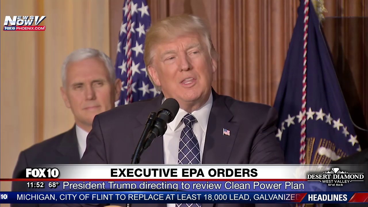 WATCH: President Trump Signs Executive EPA Orders (FNN)