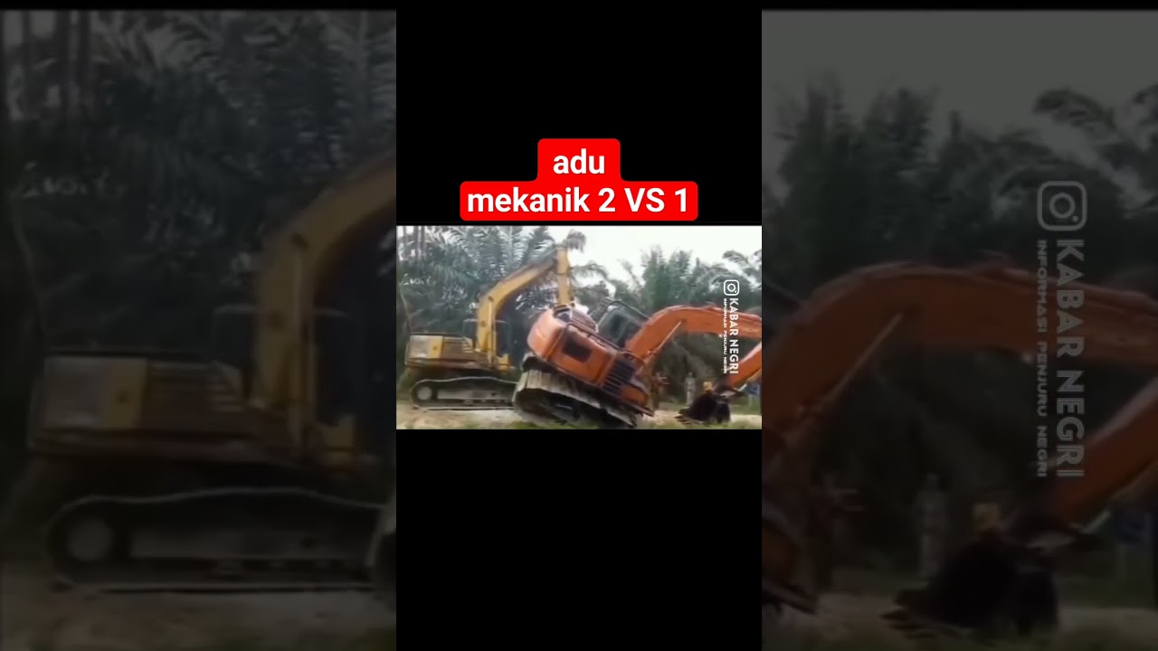 Berebut Lahan, EXCAVATOR saling adu mekanik #riau #riauonline #breakingnews #beritariau