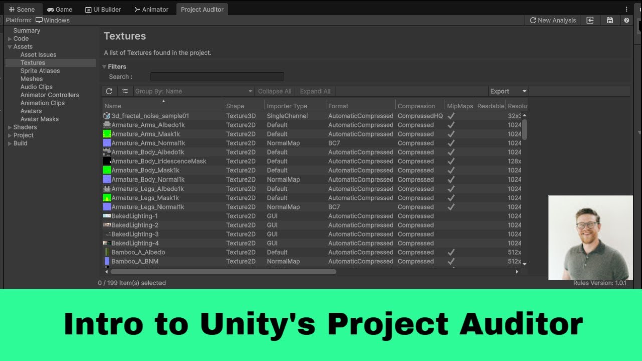 Аудитор проектов Unity: поиск способов улучшить ваш проект, о которых вы даже не подозревали!