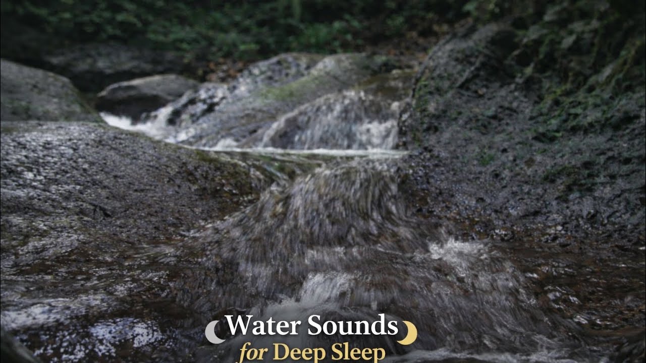 Calming Water Stream Sounds for Deep Sleep | Relaxing Nature Ambience