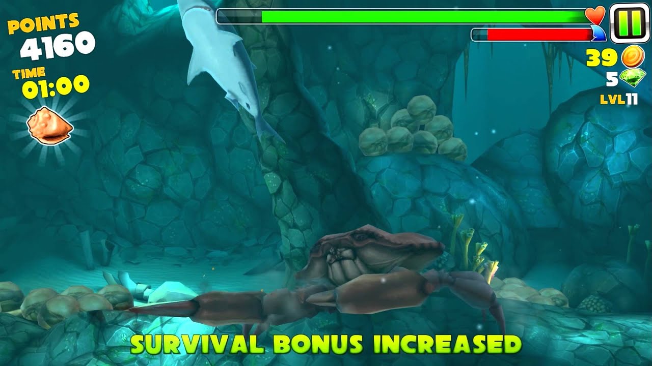 Hungry Shark Evolution - The Giant Enemy Crab