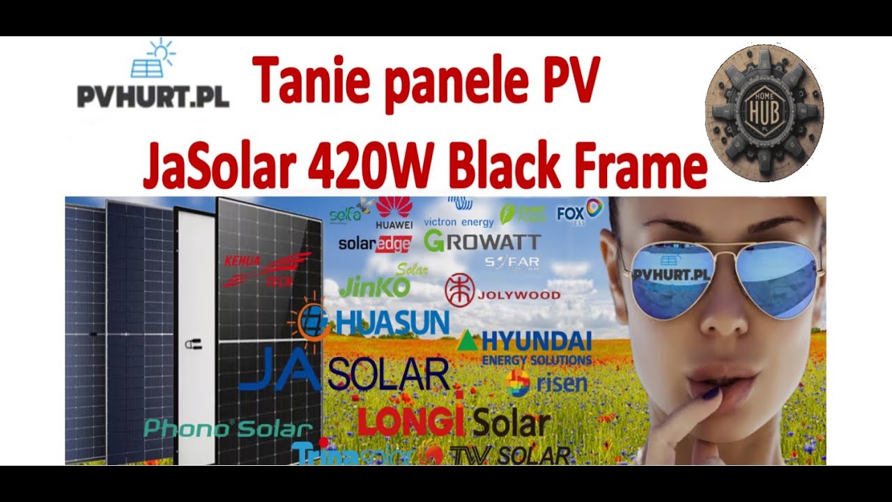 Tanie panele JaSolar 420W Black Frame.