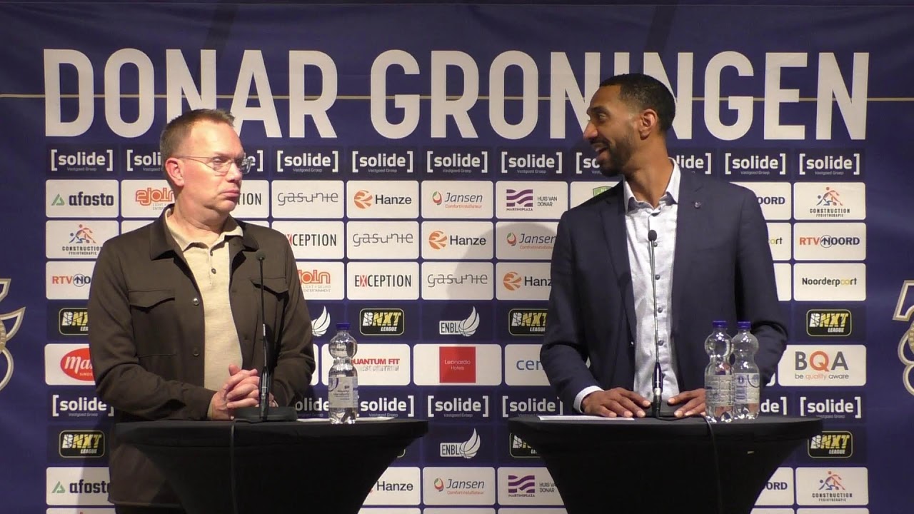 Persconferentie Donar Groningen vs Heroes Den Bosch 17-02-2026