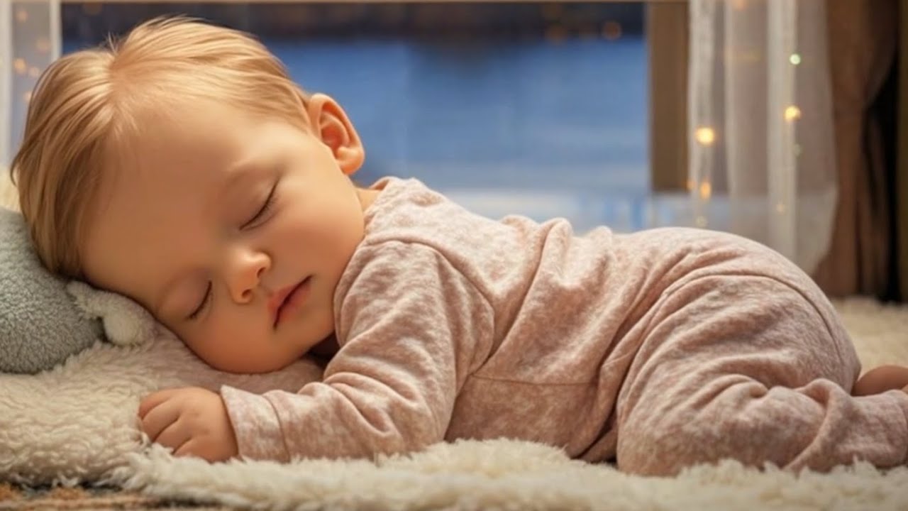 Baby Sleep Music with Rain Sounds🎶 Mozart & Brahms Lullaby | Sleep Instantly in 3 Minutes 😴