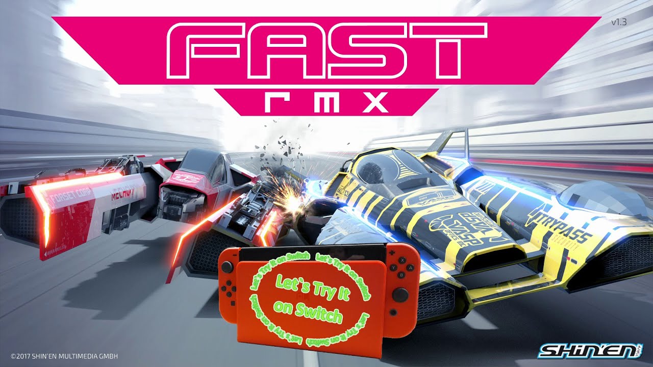 Let's try it on Switch ! - Fast RMX #switch #fzero #indiegame #racing #gameplay