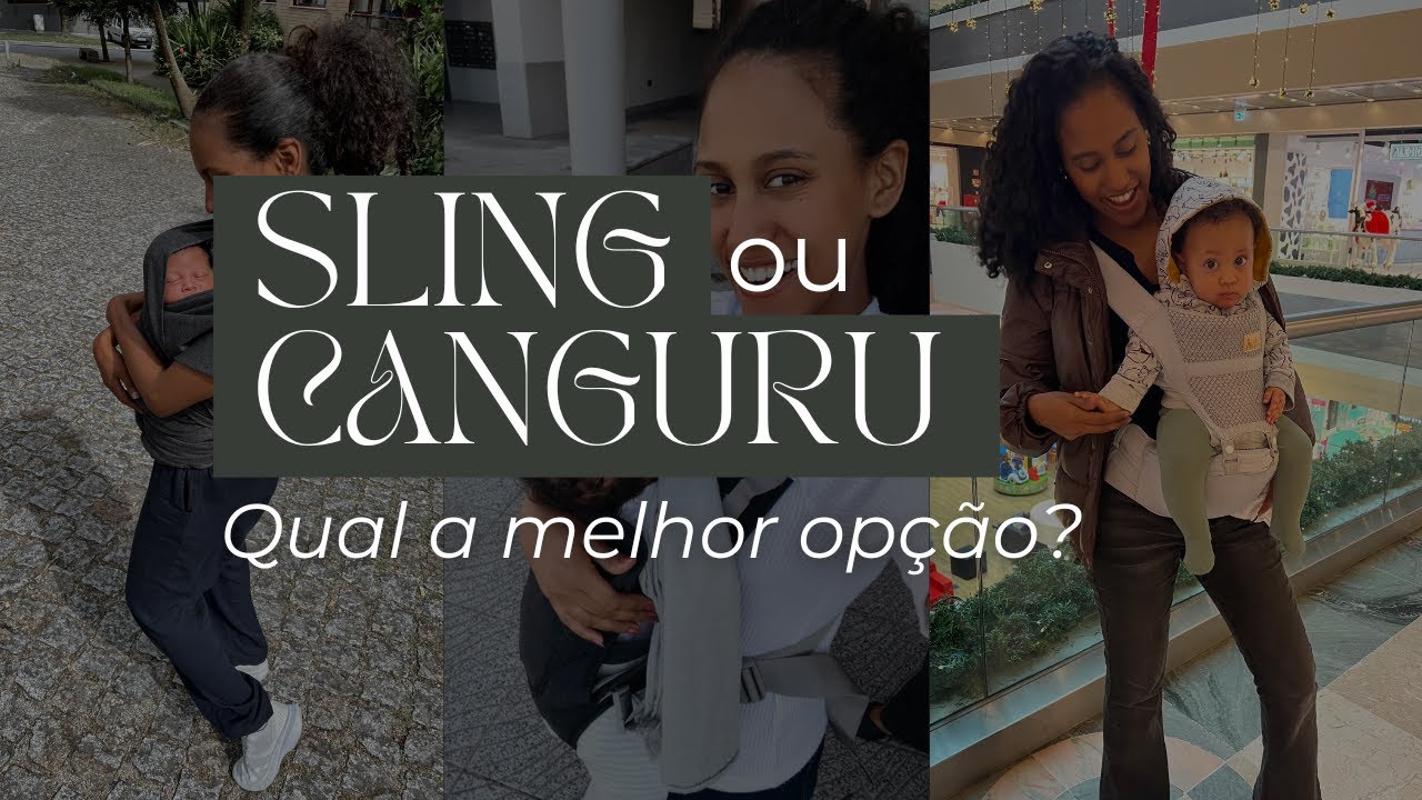 Sling ou Canguru Ergonômico? Descubra a Melhor Opção para Carregar o Bebê!