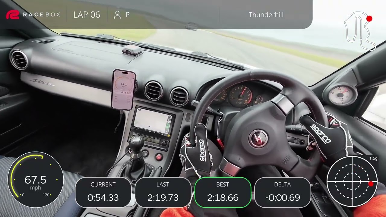 2025-02-14 Thunderhill East Cyclone PB in S15 Silvia Spec R