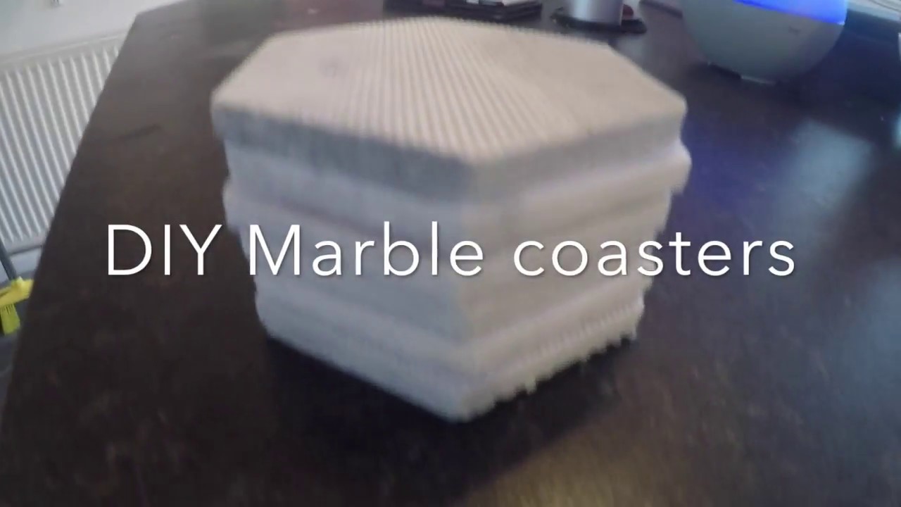DIY Marble Coasters | Tutorial | Easy