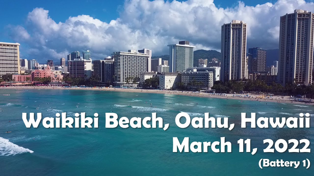 Drone Flight: Waikiki Beach, HI (Battery 1)