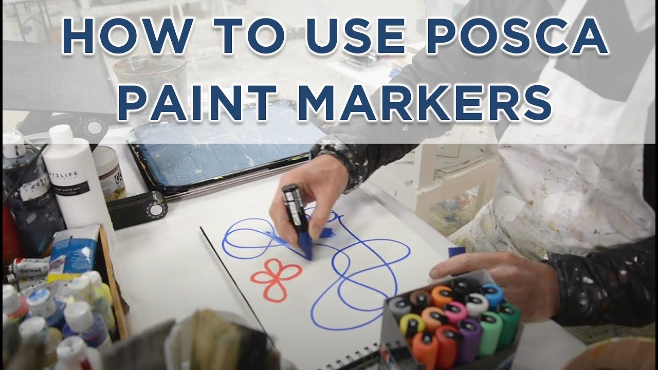 How to use Posca Paint Markers
