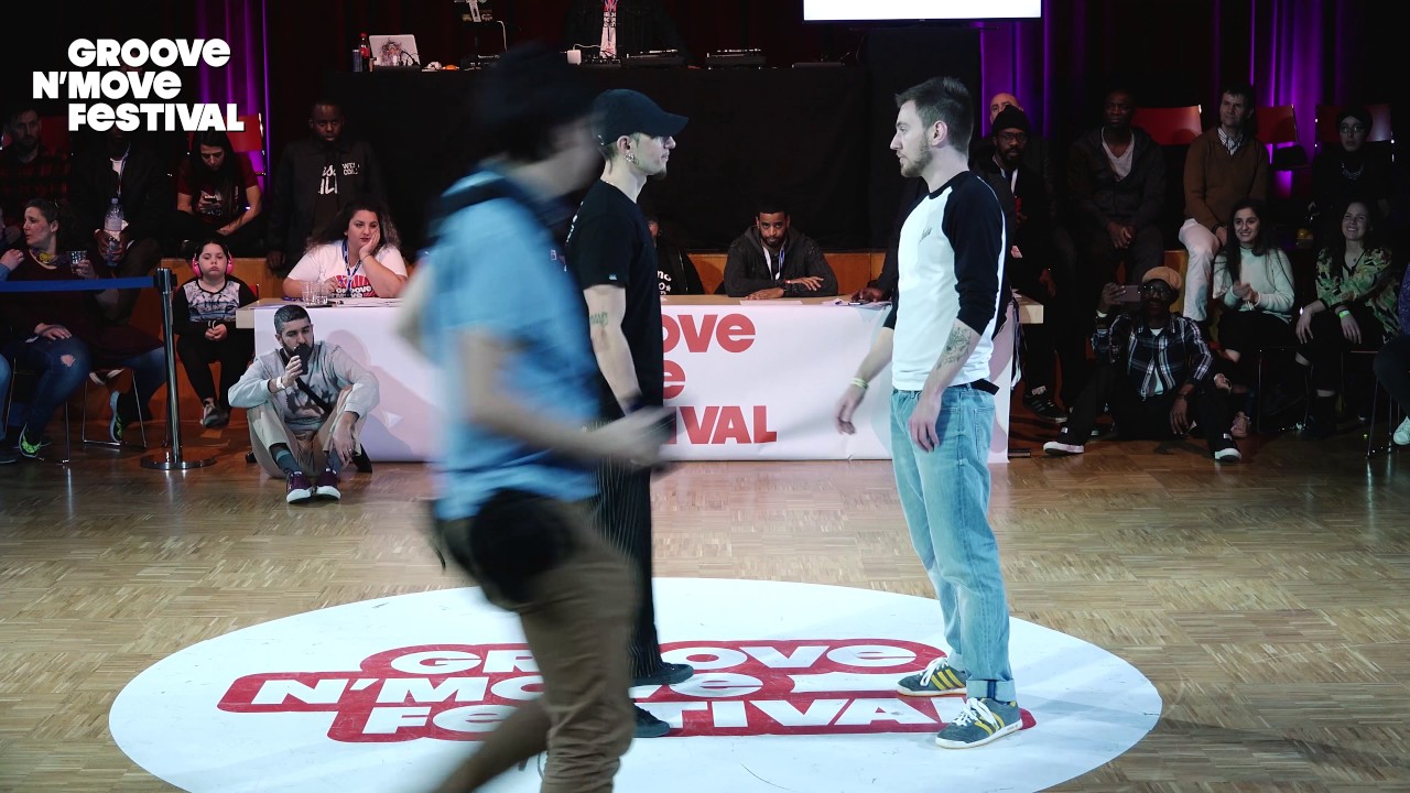 GROOVE'N'MOVE BATTLE 2017 - Popping Semi - Final / PoppinC vs Julien