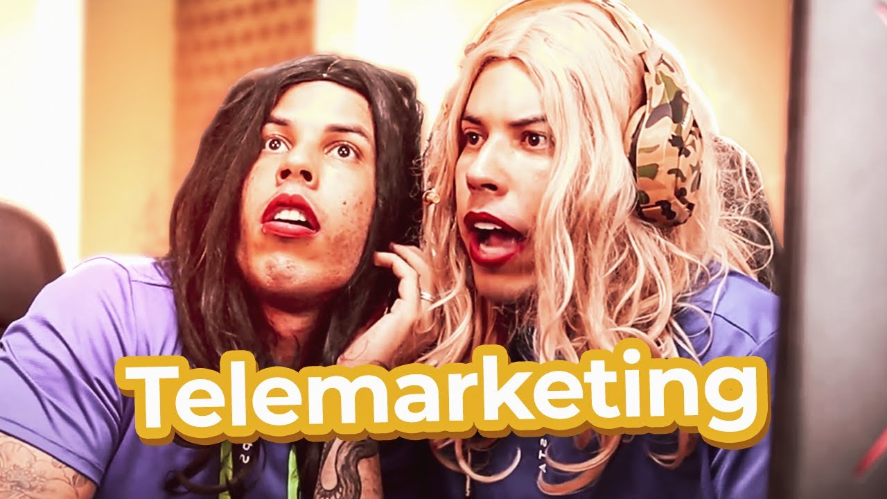 SE EU E MINHA AMIGA FOSSE ATENDENTE DE TELEMARKETING