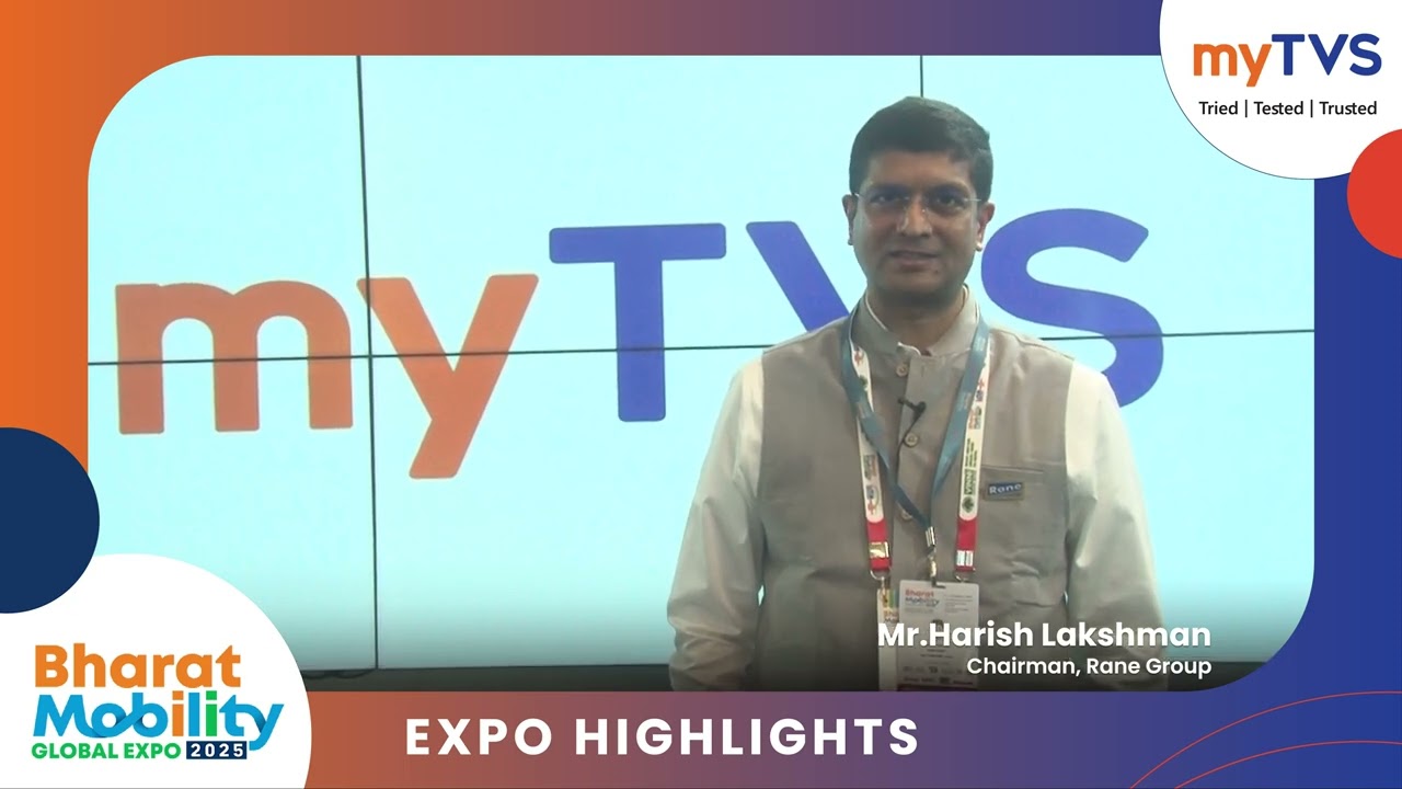myTVS x Bharat Mobility | Insights from Rane Group Chairman Harish Lakshman | EXPO 2025