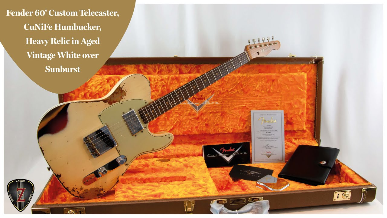www.ZADERAGUITARLOUNGE.de - Fender 60´ Custom Telecaster ,Limited Edition,CuNiFe Humbucker