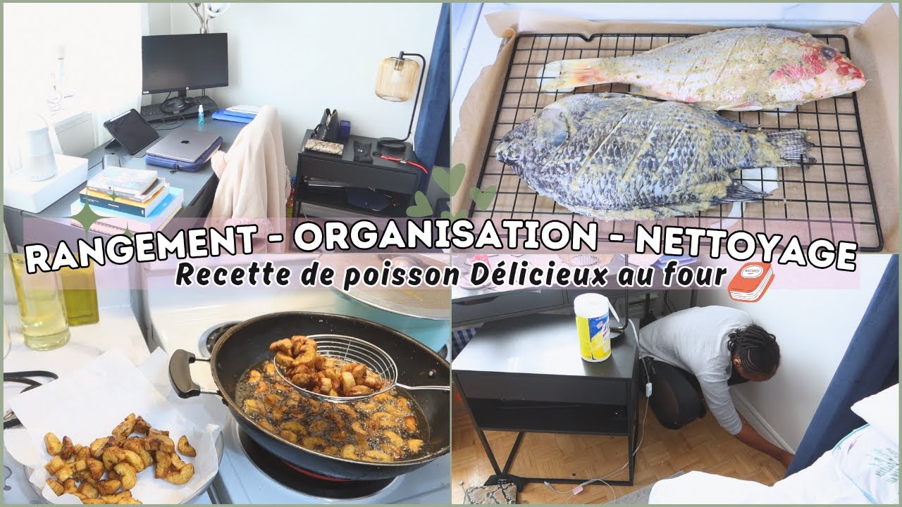 *NEW*EXTREME MOTIVATION MENAGE 2024 / RECETTE DE POISSON BRAISÉ AU FOUR TRÉS DELICIEUX