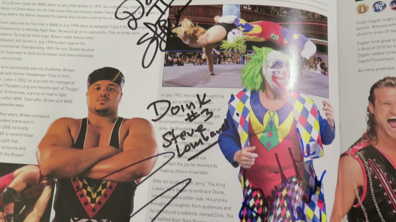 WWE Encyclopedia Autographs (2021 Update, Part 1)