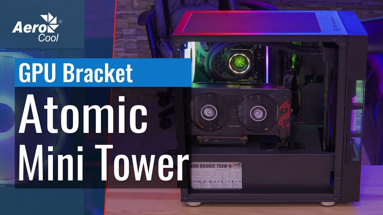 Корпус AeroCool Atomic Mini Tower - Как установить кронштейн для видеокарты