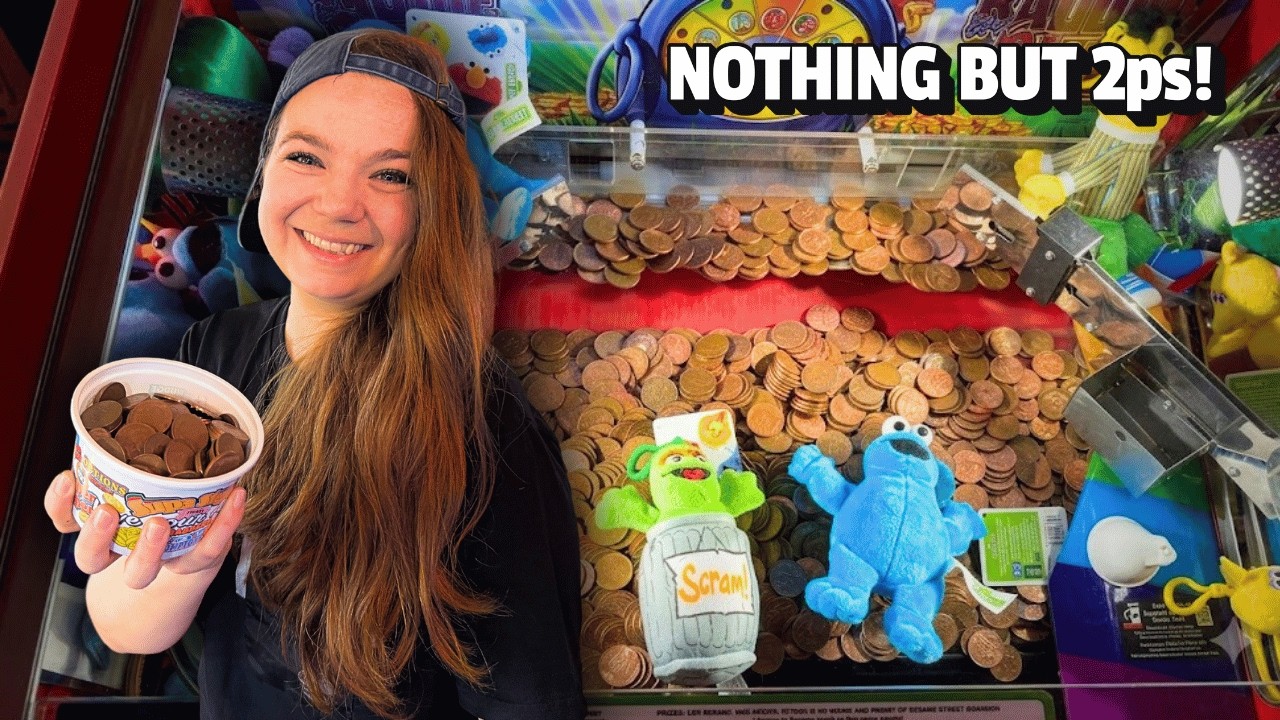 2p Pusher Wins Galore at Skegness Pier Arcade!