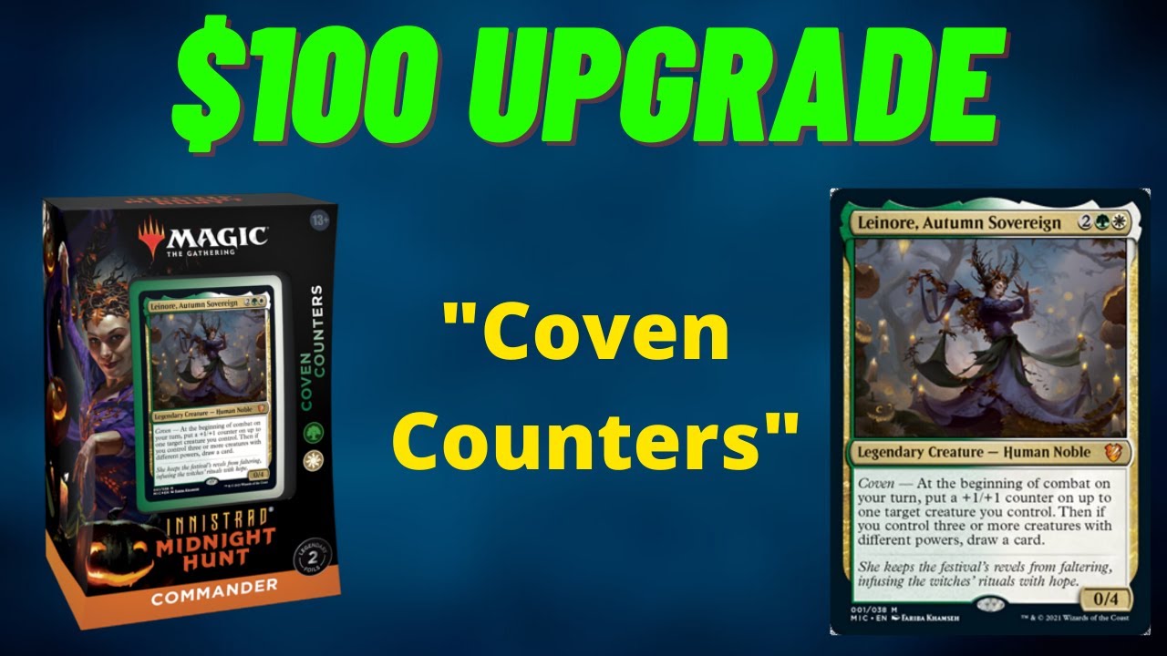 Coven Counters Upgrade - Improving the Precon Commander Deck with $100