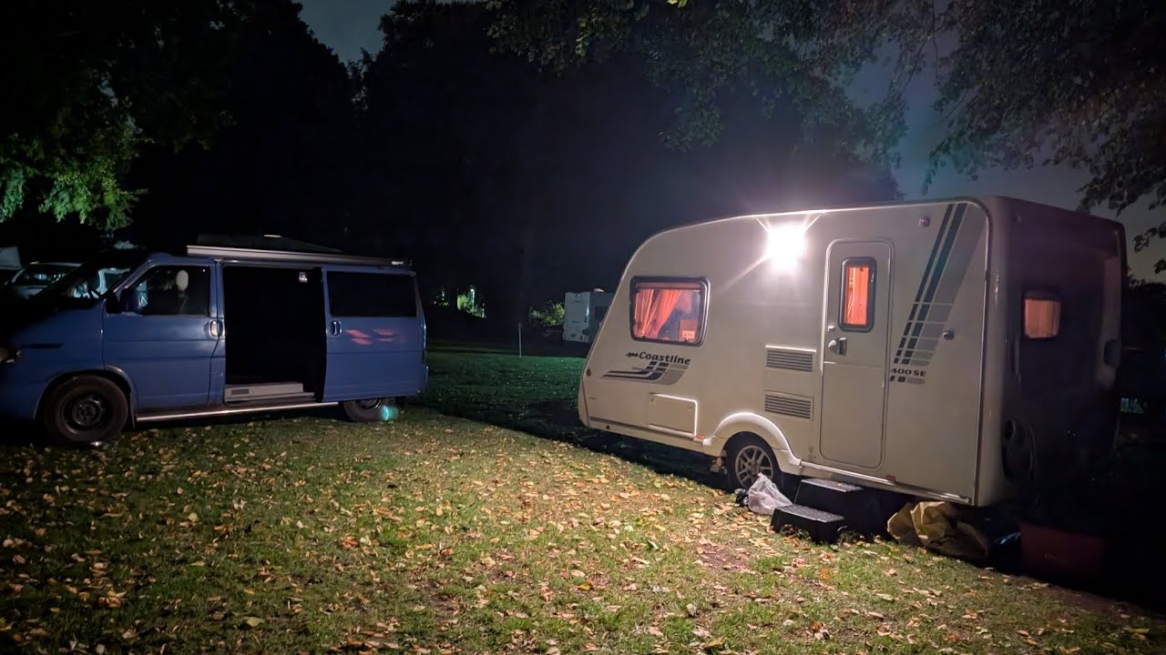 in the caravan at James estate caravan park ...