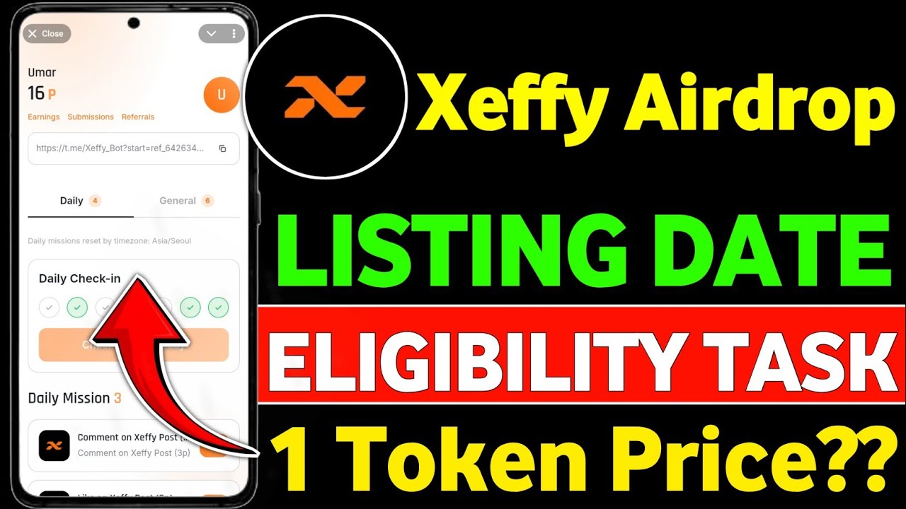 Xeffy Airdrop Listing Date || Xeffy New Telegram Airdrop || Xeffy Airdrop New Update