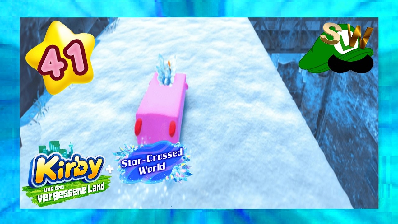 Kirby und das vergessene Land + Die Sternsplitter Welt #41 Schlitterpartie im Froststraßenschneepark